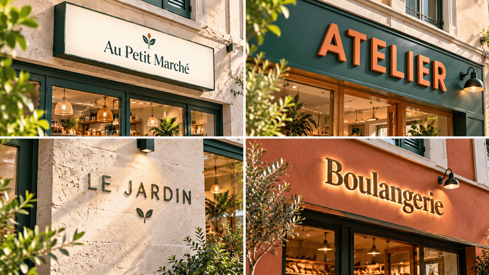 Caisson, lettres boîtiers, découpée ou rétroéclairée : le comparatif