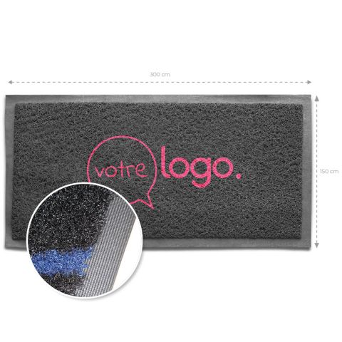Tapis d'entrée publicitaire Otpibrush 150x300cm