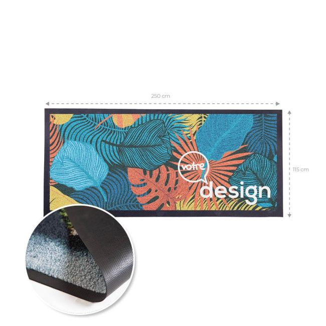 Tapis d'accueil publicitaire Colorstar 115x250cm