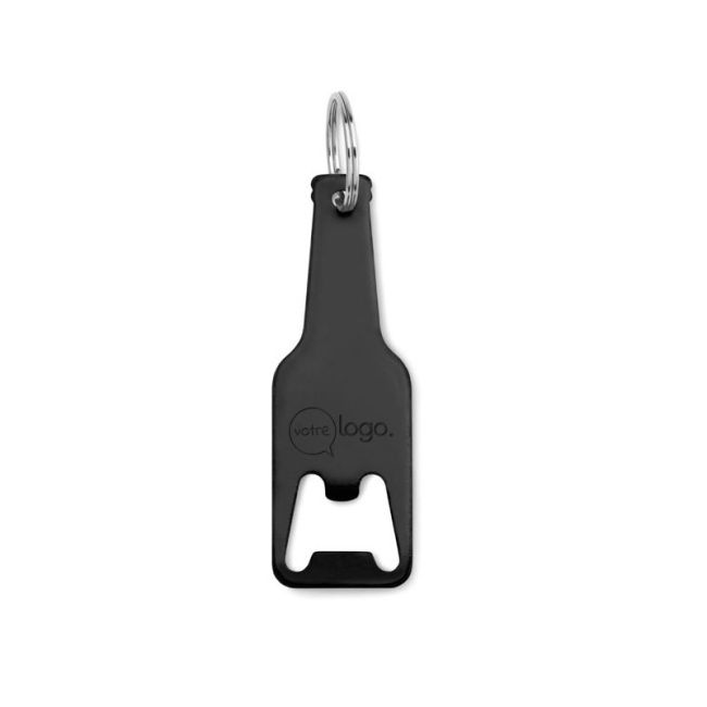Porte-clés personnalisé décapsuleur en alu BOTELIA