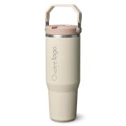 Gobelet en acier inoxydable 890 ml avec paille retournable