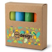 Mini-coffret de surligneurs en plastique recyclé