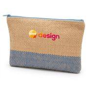 Pochette en papier paille Rhythm avec fermeture à glissière, 3 L