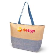 Grand sac fourre-tout en papier paille Rhythm 21 L