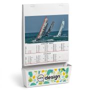 Calendrier personnalisable vide poche 6 feuillets - Thème voile