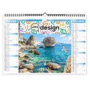 Calendrier spirale 6 feuillets personnalisables Small - Thème thermalisme