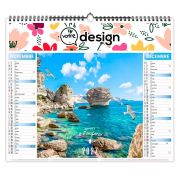 Calendrier spirale 6 feuillets personnalisables XXL - Thermalisme