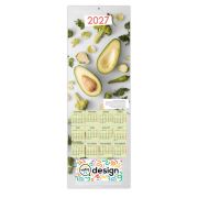 Estampe murale calendrier 12 mois personnalisable - Thème avocat