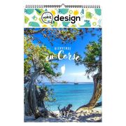 Calendrier mural 7 feuillets illustrés personnalisable XXL - Thème Corse