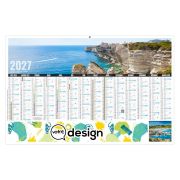 Calendrier illustré 14 mois personnalisable - Thème Corse