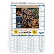 Calendrier Small spirale personnalisable 6 feuillets - Aromates