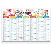 Sous-main calendrier plastifié personnalisable