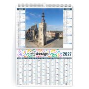 Calendrier Small spirale personnalisable 6 feuillets  - France