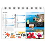 Chevalet calendrier 13 feuillets personnalisables - Thème Corse