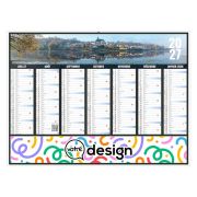 Calendrier Standard illustré personnalisable en contrecollé - Thème Centre Val-de-Loire