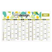 Calendrier bancaire 13 mois personnalisable taille Maxi - ECOMAX 2027