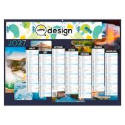 Calendrier bancaire personnalisable 14 mois Mini - Thème thermalisme