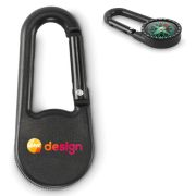 Boussole extérieure avec mousqueton de fixation personnalisable-CHACO