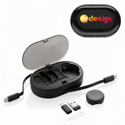 Personalisierbares 60W-Ladekit aus recyceltem Kunststoff RCS - CHARGEVIX