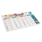 Calendrier bancaire illustré personnalisable taille Mini - Thème paysages du monde