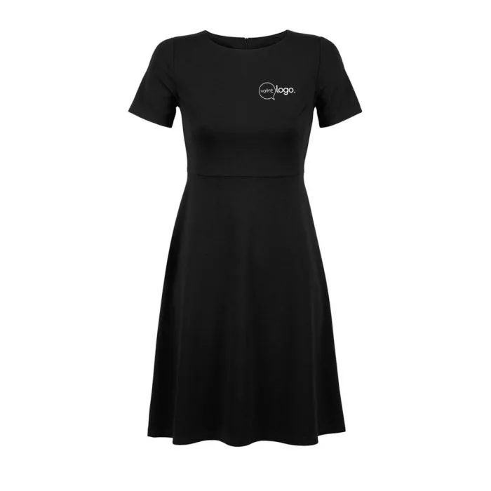 Robe personnalisé midi manche courte Camille