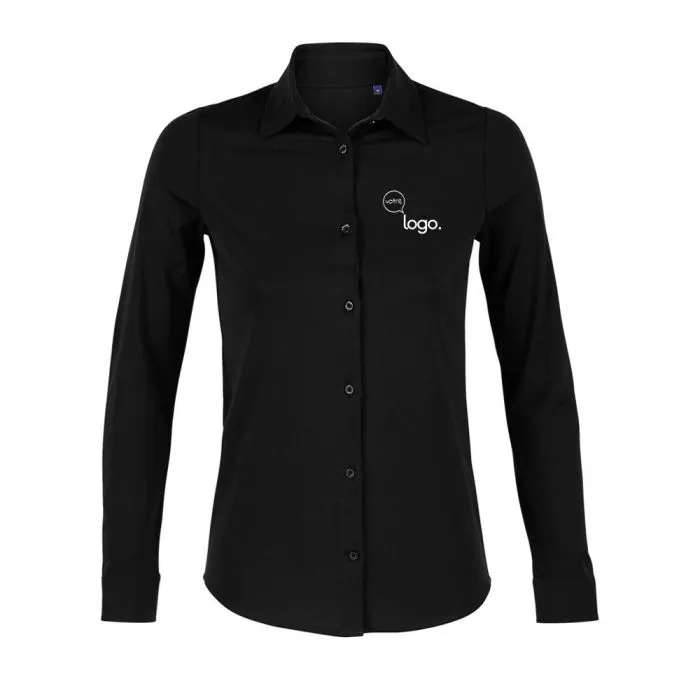 Chemise personnalisé en jersey Balthazar - Femme