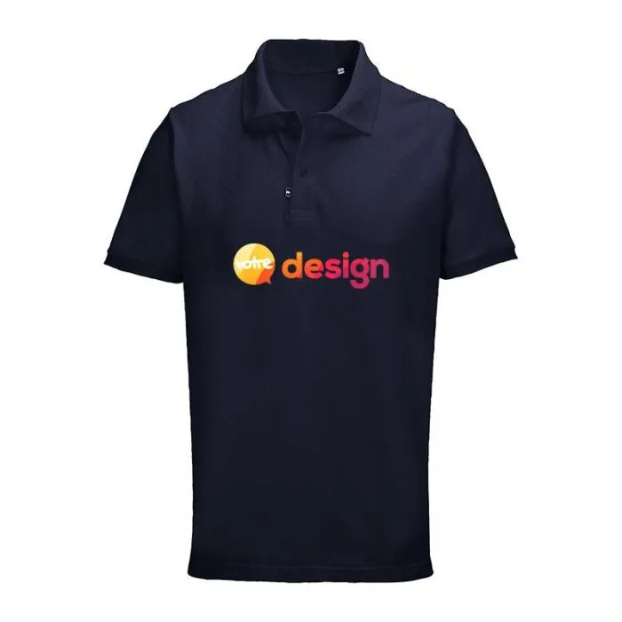 Polo à manches courtes personnalisable 100% coton  - ATF PIERROT