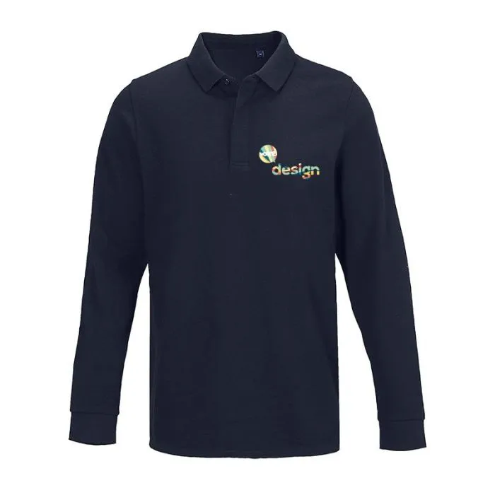 Polo manches longues personnalisable en 100% coton - NEOBLU OWEN LSL MEN