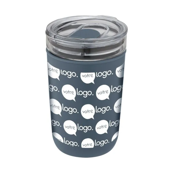 Gobelet publicitaire en verre double-paroi recyclé 420ml - Bello