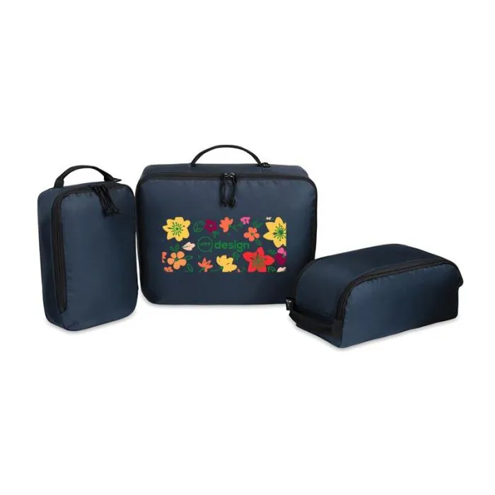 Set personnalisable de 3 cubes de compression en rPET - AWARE™ Renew