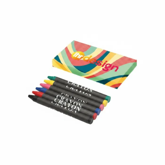 Crayons de couleur personnalisé 6 pièces Ayo