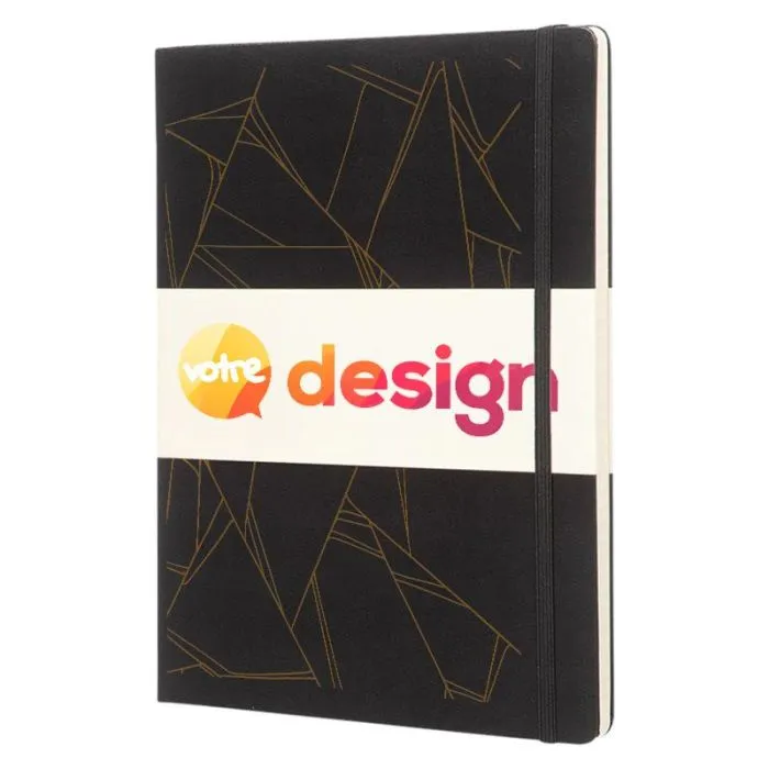 Carnet personnalisé Moleskine Classic XL rigide 192 pages ivoire