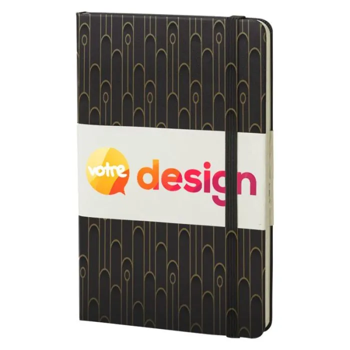 Carnet personnalisé Moleskine Classic grand format rigide noir 240 pages