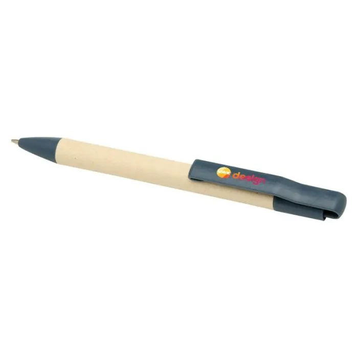 Stylo à bille personnalisé Liliana en papier de canne à sucre, plume 1 mm