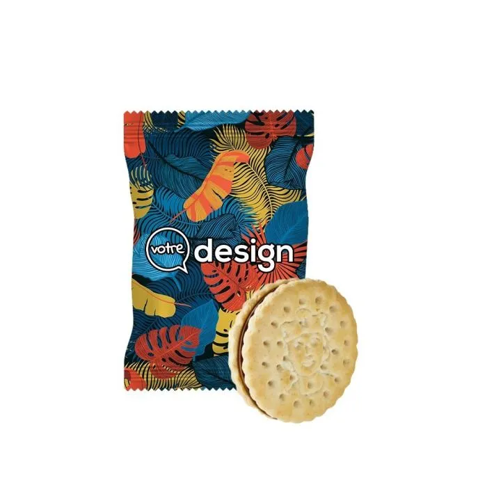 Mini Biscuit Prince en sachet opaque publicitaire