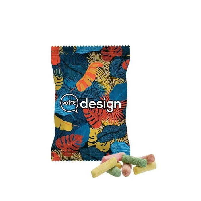 Bonbons personnalisés à mâcher Mini HITSCHIES - acidulés