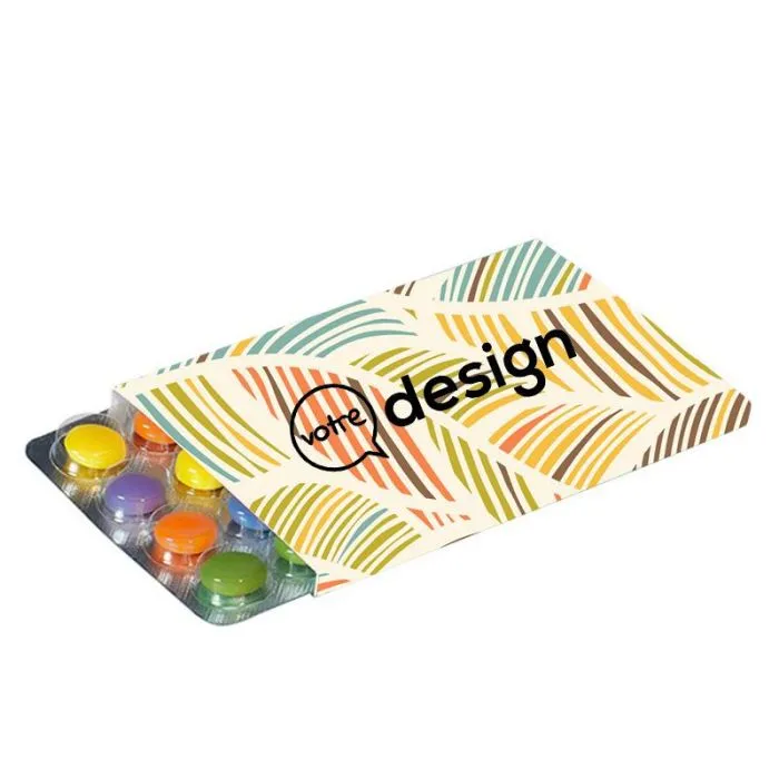 Étui promotionnel personnalisé pour blister bonbons chocolat