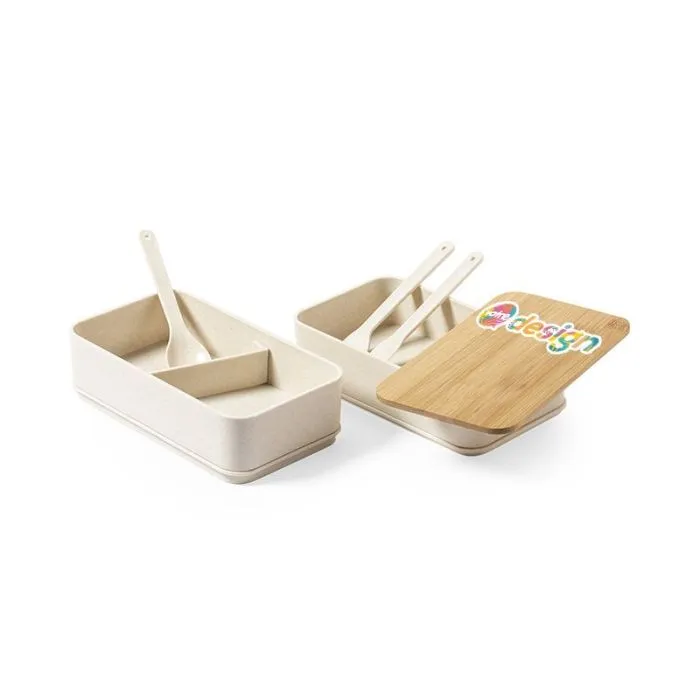 Double boite à lunch publicitaire - Bawar