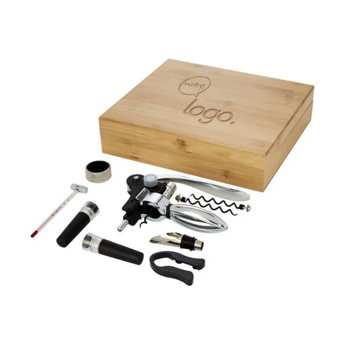 Coffret à vin publicitaire 9 pièces - Malbick