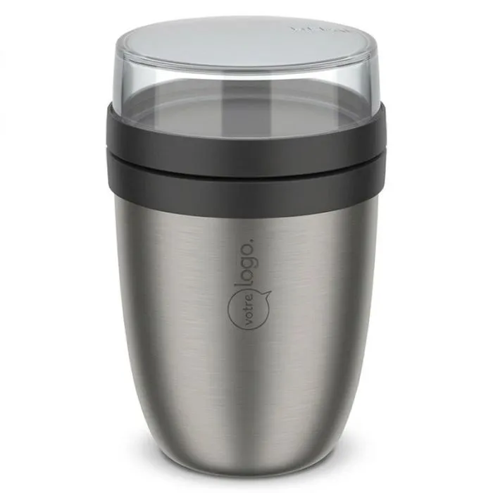 Lunch box isotherme 2 compartiments personnalisable