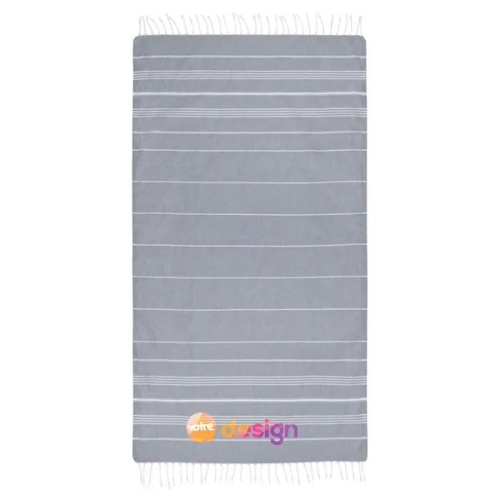 Serviette de hammam publicitaire  en coton 100 x 180 cm - Anna