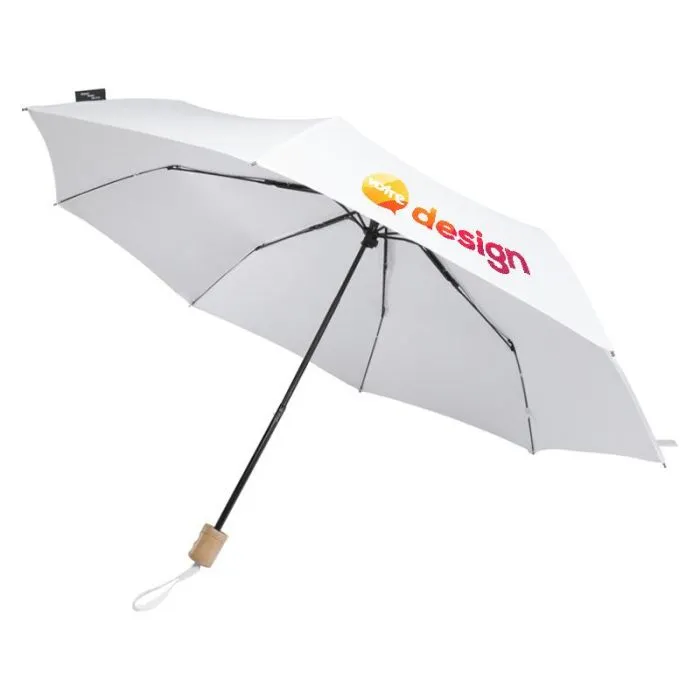Parapluie manuel personnalisé en PET recyclé 190T 53 cm