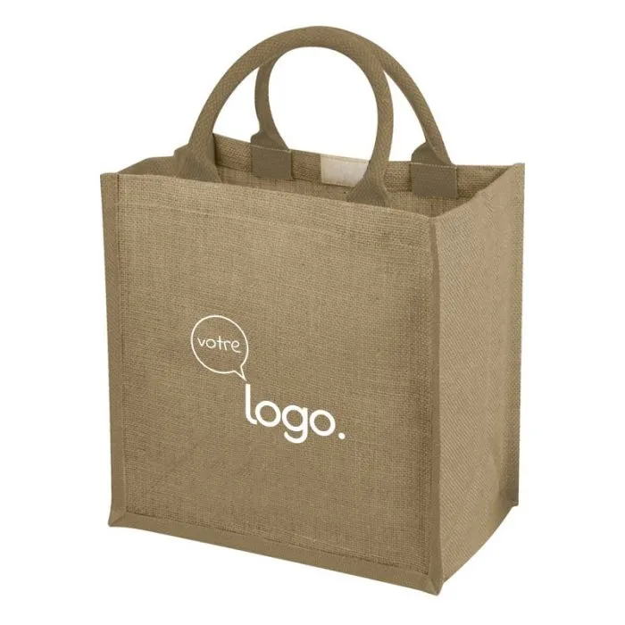 Sac fourre-tout publicitaire en jute 16L - Chennai