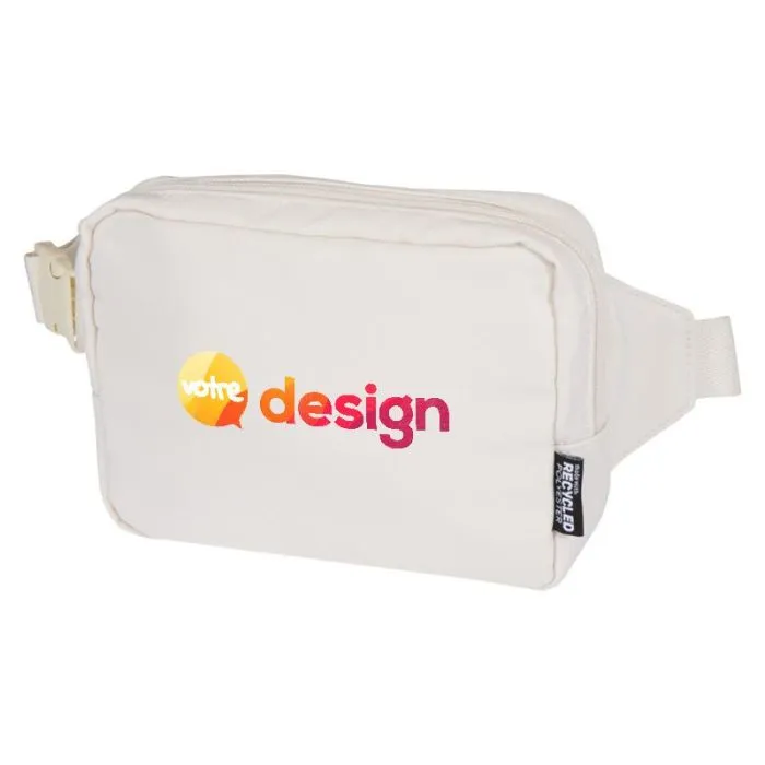 Sac bandoulière de voyage personnalisé Trip Aware™ 1L en polyester recyclé