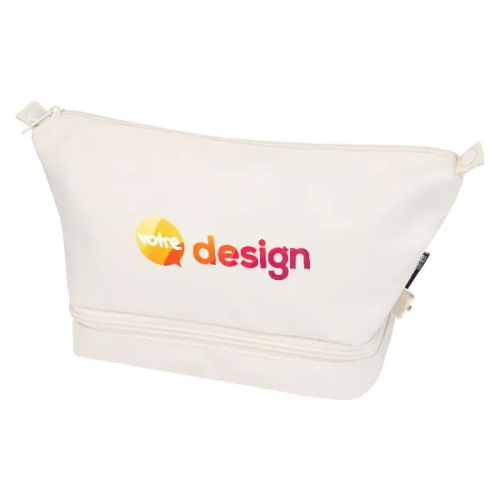 Trousse de toilette personnalisée Trip Aware™ 6 L en polyester recyclé