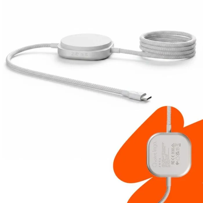 Câble de charge USB-C Qi2 2-en-1 personnalisable