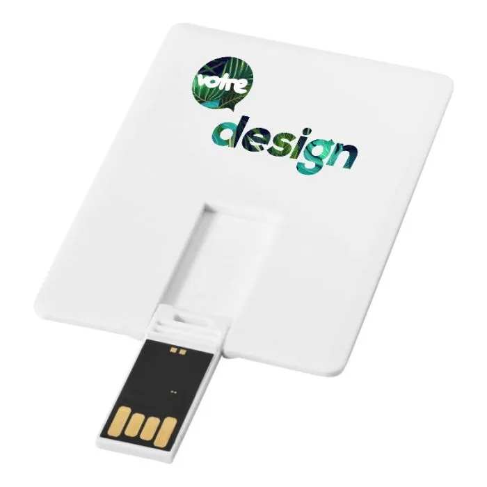 Clé USB publicitaire en carte 2 Go Slim