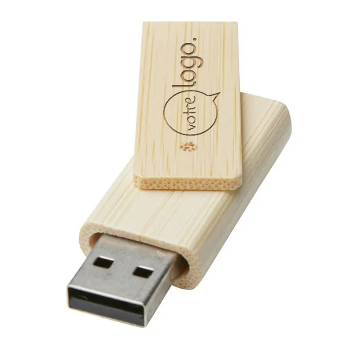 Clé USB publicitaire 4 Go en bambou - Rotate