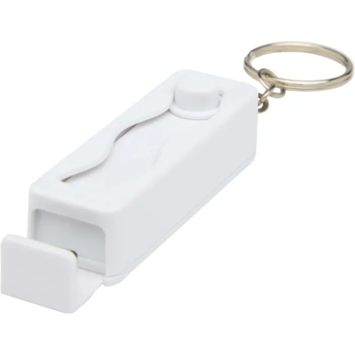 Accessoire Aggia en plastique recyclé avec socle téléphone et fidget