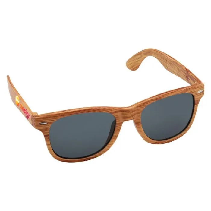 Lunettes de soleil  personnalisables avec effet bois - Mira